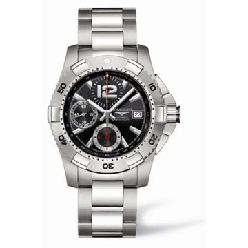 Longines Hydroconquest Chronograph Tachymeter Black
