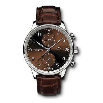 IWC Schaffhausen Portuguese Chrono-Automatic Rose Gold / Watches of Switzerland