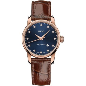 Mido Baroncelli Tradition Lady Rose Gold / Midnight Blue