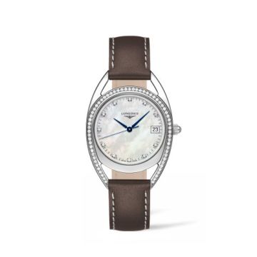 Longines Equestrian Horseshoe 34 Diamond / MOP