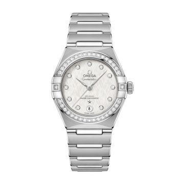 Omega Constellation Manhattan 29 Co-Axial Master Chronometer Stainless Steel / Silk Diamond / Diamond