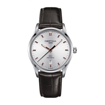 Certina DS-2 Quartz Stainless Steel / Silver / Strap