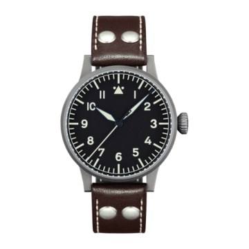 Laco Pilot Watch Original Westerland Stainless Steel / Black