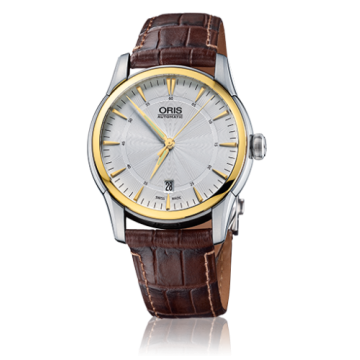 Oris Artelier Date 40.5 Stainless Steel - Yellow Gold / Silver