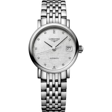 Longines Elegant Collection 25.5 Automatic Stainless Steel / Silver / Bracelet