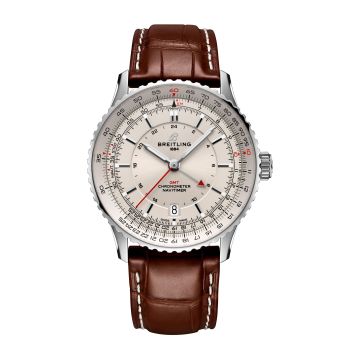 Breitling Navitimer GMT 41 Automatic Stainless Steel / Silver