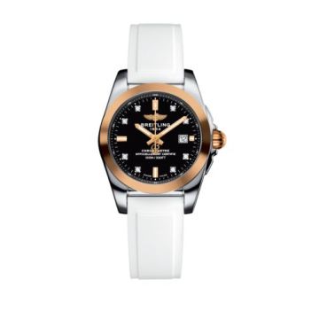 Breitling Galactic 29 Stainless Steel / Rose Gold / Trophy Black Diamond / Rubber