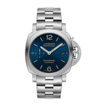 Panerai Luminor 1950  Marina 42 3 Days Automatic Stainless Steel / Blue / Bracelet