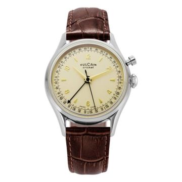 Vulcain Cricket Tradition 39 mm Eggshell