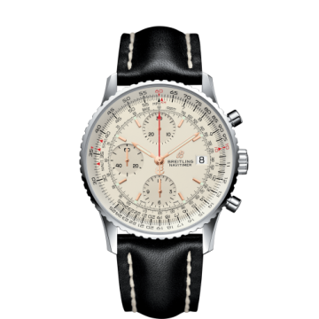 Breitling Navitimer 1 Chronograph 41 Stainless Steel / Silver / Calf / Folding