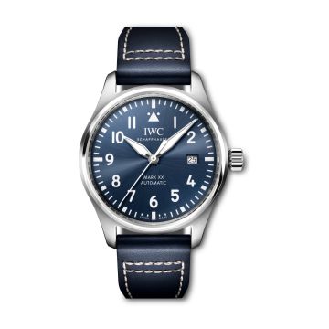 IWC Schaffhausen Pilot's Watch Mark XX Stainless Steel / Blue