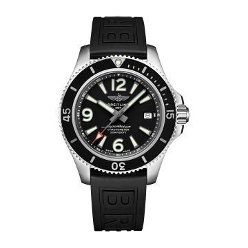 Breitling Superocean 42 Stainless Steel / Black / Rubber / Pin