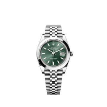 Rolex Datejust 41 Stainless Steel Smooth / Jubilee / Green
