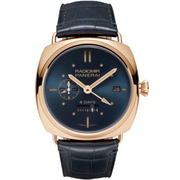 Panerai Radiomir 8 Days GMT Oro Rosso Blue