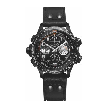 Hamilton Khaki Aviation X-Wind Auto Chrono PVD / Black