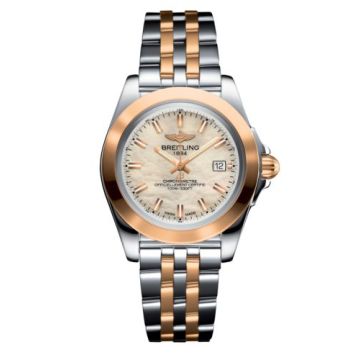 Breitling Galactic 32 Sleek Edition Stainless Steel / Rose Gold / Pearl / Bracelet