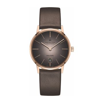 Hamilton Intra-Matic 38 Rose Gold / Grey