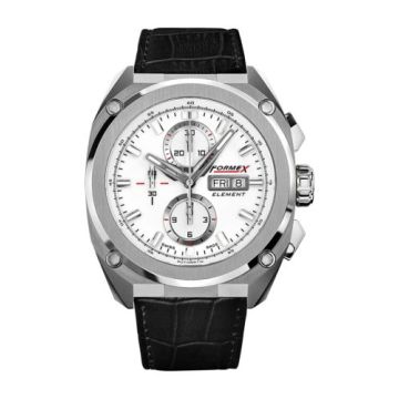 Formex Element Automatic Chronograph Full Steel / White / Croco