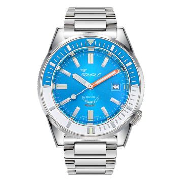 Squale Matic Light Blue Bracelet