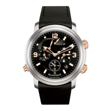 Blancpain Léman Réveil GMT Titanium / Red Gold / Black / Rubber