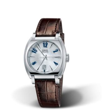 Oris Frank Sinatra Lady Date Stainless Steel / Silver