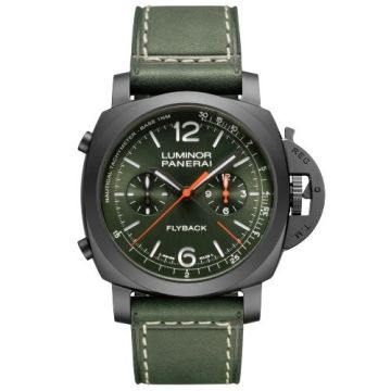Panerai Luminor 1950 44 Chrono Flyback Automatic Ceramica / Green