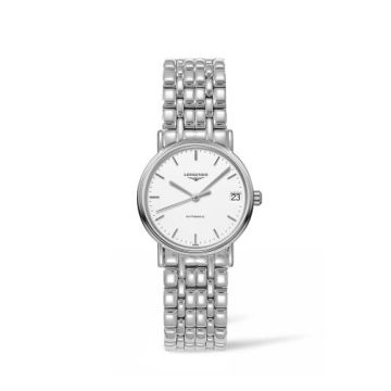 Longines Presence Automatic 30 Stainless Steel / White / Bracelet