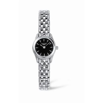 Longines Flagship 20 Quartz Stainless Steel Black
