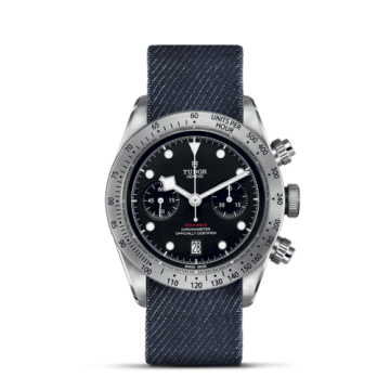 Tudor Heritage Black Bay Black Chronograph / Fabric