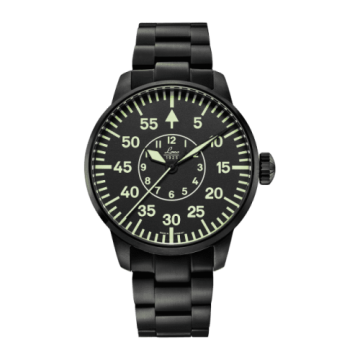Laco Pilot Watch Basic Sydney Stainless Steel / Black