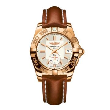 Breitling Galactic 36 Automatic Rose Gold / Stratus Silver / Calf