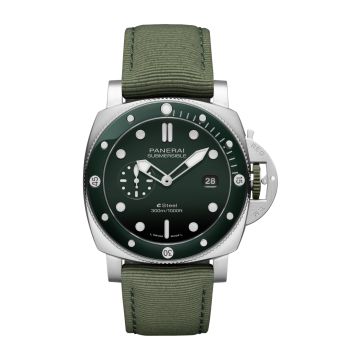 Panerai Submersible QuarantaQuattro ESteel Verde Smeraldo