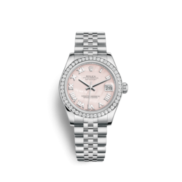 Rolex Datejust 31 Stainless Steel Diamond / Jubilee / Pink MOP - Roman