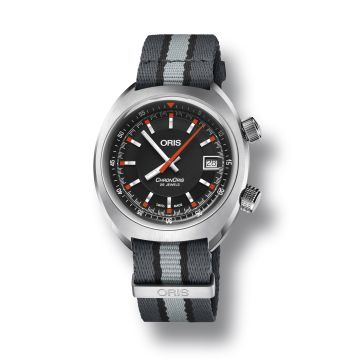 Oris Chronoris Date / Black / NATO