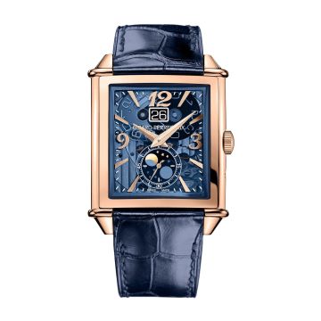 Girard-Perregaux Vintage 1945 XXL Large Date and Moonphases Pink Gold / Blue Polycrystalline
