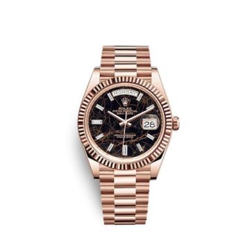 Rolex Day-Date 40 Everose / Eisenkiesel
