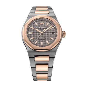 Girard-Perregaux Laureato 42 Automatic Titanium / Pink Gold / Grey