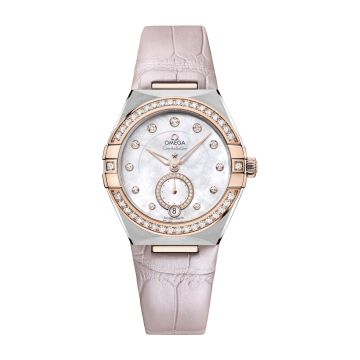 Omega Constellation Master Chronometer Small Seconds 34 Stainless Steel / Sedna Gold / Diamond / MOP