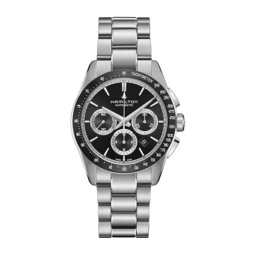 Hamilton Jazzmaster Performer Auto Chrono 42 Stainless Steel / Black / Bracelet