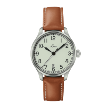 Laco Navy Watch Valencia  / Stainless Steel / White