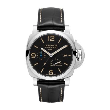 Panerai Luminor 1950 44 3 Days GMT Power Reserve Automatic Stainless Steel / Black