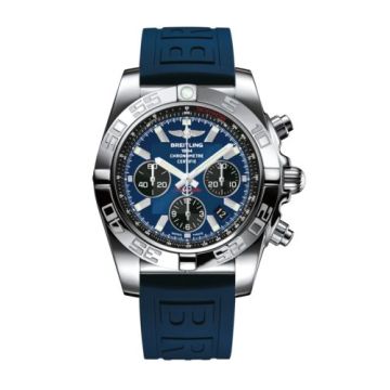 Breitling Chronomat 44 Stainless Steel / Blackeye Blue / Rubber