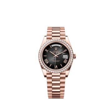Rolex Day-Date 40 Everose - Diamond / Slate Ombré