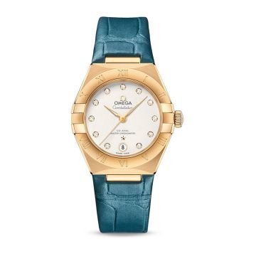 Omega Constellation Manhattan 29 Co-Axial Master Chronometer Yellow Gold / Silver - Diamond