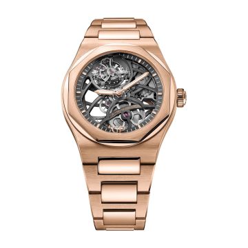 Girard-Perregaux Laureato 42 Flying Tourbillon Skeleton Pink Gold / Bracelet