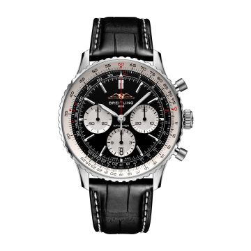 Breitling Navitimer B01 Chronograph 43 Stainless Steel / Black / Alligator - Folding