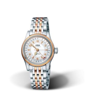 Oris Big Crown Pointer Date 32 Stainless Steel - Rose Gold / Silver / Bracelet