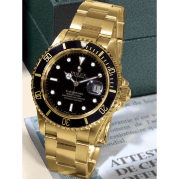 Rolex Submariner 16618 Black Tritium
