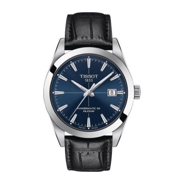 Tissot Gentleman Powermatic Stainless Steel / Blue / Strap