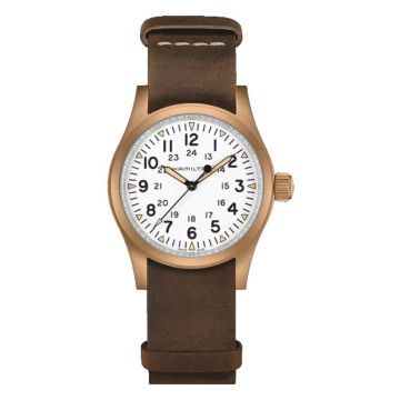 Hamilton Khaki Field Mechanical 38 Bronze / White
